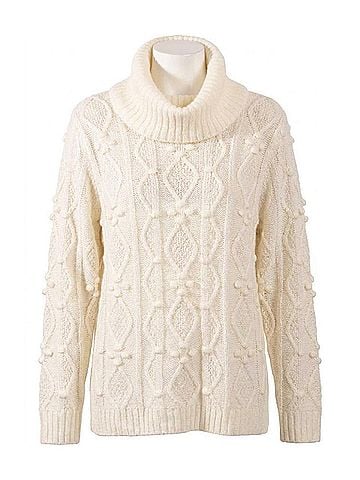 Gretchen Scott Designs Knot Enough Sweater in White (view 1)