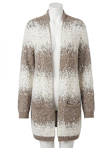 Love Token Dylan Cardigan in Beige (view 1)