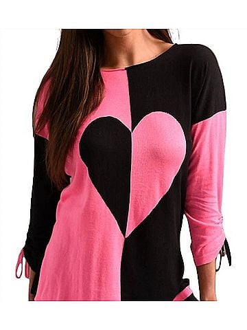 Angel Heart Sweater in Black Multi (view 2)