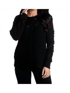 French Kyss Knit Sweater in Black (view 2)