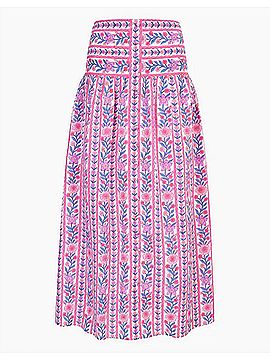 Pink City Prints Primrose Midi Skirt in Jaipur Border (view 1)