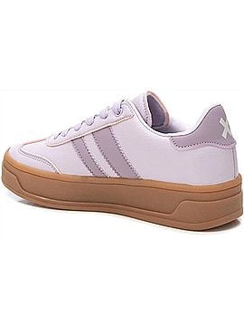 XTI Women's Lace Up Sneakers in Lilac (view 2)