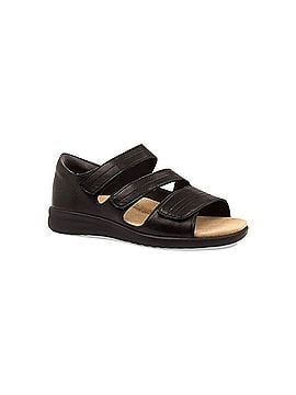 Ziera Women's Bardot Sandals - Extra Wide in Black/Black (view 1)