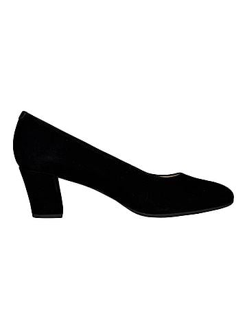 Eric Michael Women's Abby Classic Style Suede Heels in Black (view 1)