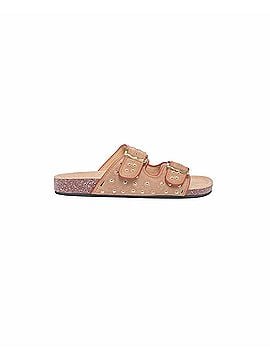 CLARIS VIROT Women's Odette Sandals in Suede Off White (view 1)