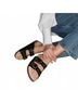 CLARIS VIROT Black Women's Odette Sandals in Python Black Size EU 36 - photo 4