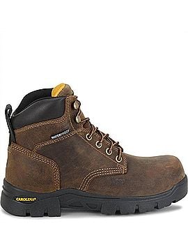 Carolina Women's Circuit 6" Composite Toe Waterproof Work Boot in Brown (view 1)