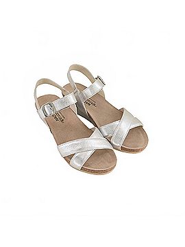 Naot Women's Throne Wedge Sandal in Soft Silver (view 2)