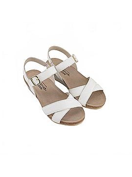 Naot Women's Throne Wedge Sandal in Soft White (view 2)