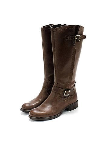 Eric Michael Women's Montana Knee-High Leather Boot in Brown (view 2)