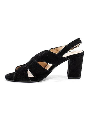 Eric Michael Women's Lark Slingback Dress Sandal in Kid Suede (view 2)