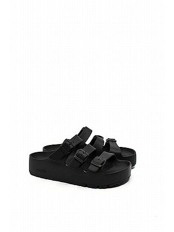 Birkenstock Women's Florida Iii Flex Platform Sandal in Black (view 2)