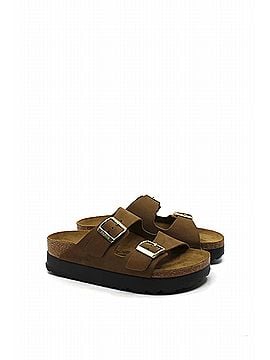 Birkenstock Women's Arizona Platform Sandal in Dark Tea (view 2)