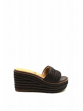 Dolce Vita Women's Throne Wedge Sandal in Chocolate Raffia (view 1)
