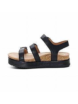 Aetrex Women's Aria Sandal in Black (view 2)