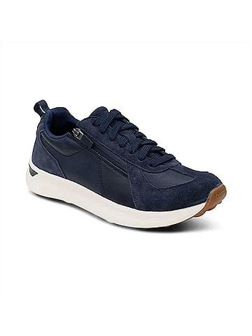 Aetrex Women's Elise Sneaker in Navy (view 1)