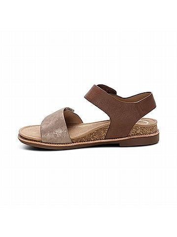 Aetrex Women's Claire Sandal in Taupe Multi (view 2)