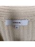 Vince. Solid Stripes White Cardigan Size XS - photo 3