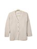 Vince. Solid Stripes White Cardigan Size XS - photo 4