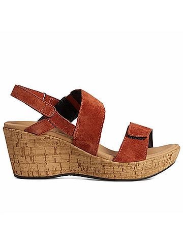 Naot Women's Sunrise Sandal in Spice Suede (view 1)