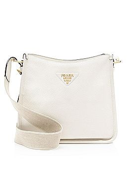 Prada Prada Vitello Daino Logo Medium Soft Messenger (view 1)