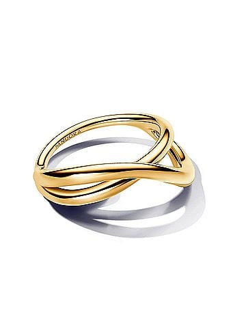Pandora Women's Organically Shaped Infinity Ring Size 4.5 in Gold (view 2)