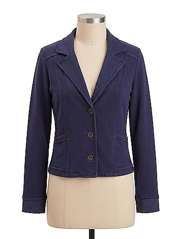 XCVI Tacie Button Down Blazer in Mariner (view 1)