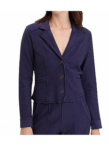 XCVI Tacie Button Down Blazer in Mariner (view 2)