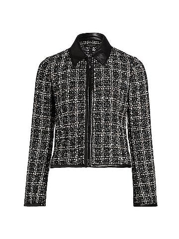 Rag & Bone Eloise Blazer in Black Plaid (view 1)