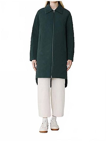 Soia & Kyo Laleh-L Duvet Down Coat in Midnight Forest (view 2)