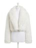 AFRM White Stephanie Fur Jacket in White Size M - photo 1