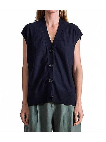 Apiece Apart Bardi Drippy Vest in Black (view 2)