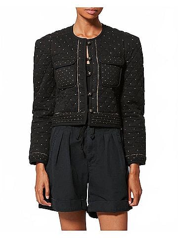 Isabel Marant Vania Jacket in Black (view 2)