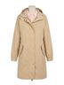 Barbour Solid Brown Greylag Jacket in Dark Stone Size 8 - photo 1
