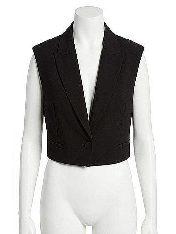 Drew Franka Vest in Black (view 1)