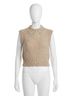 Mirth Solid Brown Marin Shell Vest in Graham Cracker Size L - photo 1