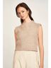 Mirth Solid Brown Marin Shell Vest in Graham Cracker Size L - photo 2