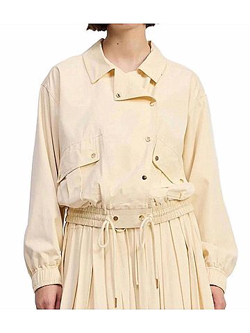 En Saison Elspeth Button Jacket in Butter Yellow (view 2)