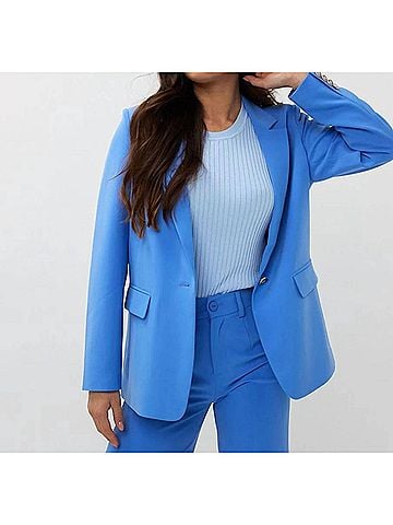 ESQUALO Baylea City Blazer in Blue (view 2)