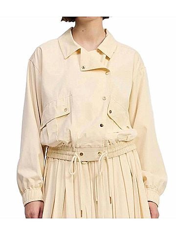 En Saison Elspeth Button Jacket in Butter Yellow (view 2)