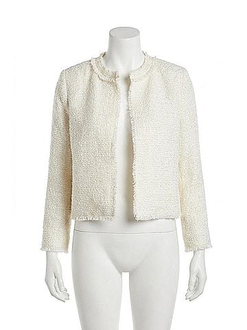 Bishop + Young Jordan Tweed Jacket in Ivory (view 1)