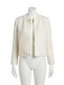 Bishop + Young White Jordan Tweed Jacket in Ivory Size M - photo 1