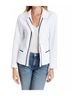 Drew Solid White Kristen Terry Jacket in White Size L - photo 2