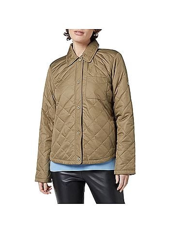 Barbour Blue Caps Quilt Jacket in Dusky Green (view 2)