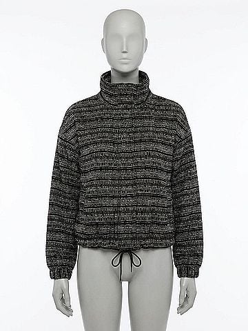 Tribal Yarn Dye Jacket in Hot Black (view 1)
