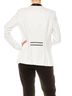Peter Nygard Solid White Long Sleeve Button Front Blazer in White Size 10 - photo 4