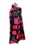 MULTIPLES Pink 3/4 Sleeve Button Front Print Jacket in Fuschia/Black Size M - photo 5