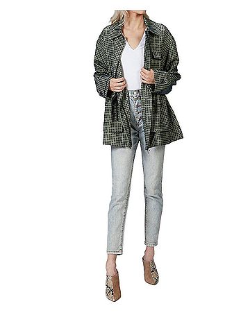 STINE GOYA Niklas Jacket in Grid (view 2)