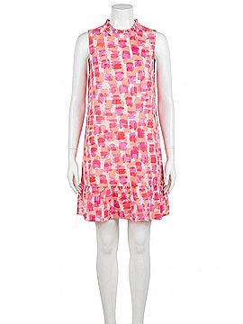 THML Kinsley Shift Dress in Tangerine, Neon Shocking Pink, Light Violet (view 1)
