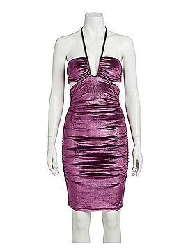 Susana Monaco Square Wire Cross Dress in Grape Jam (view 1)